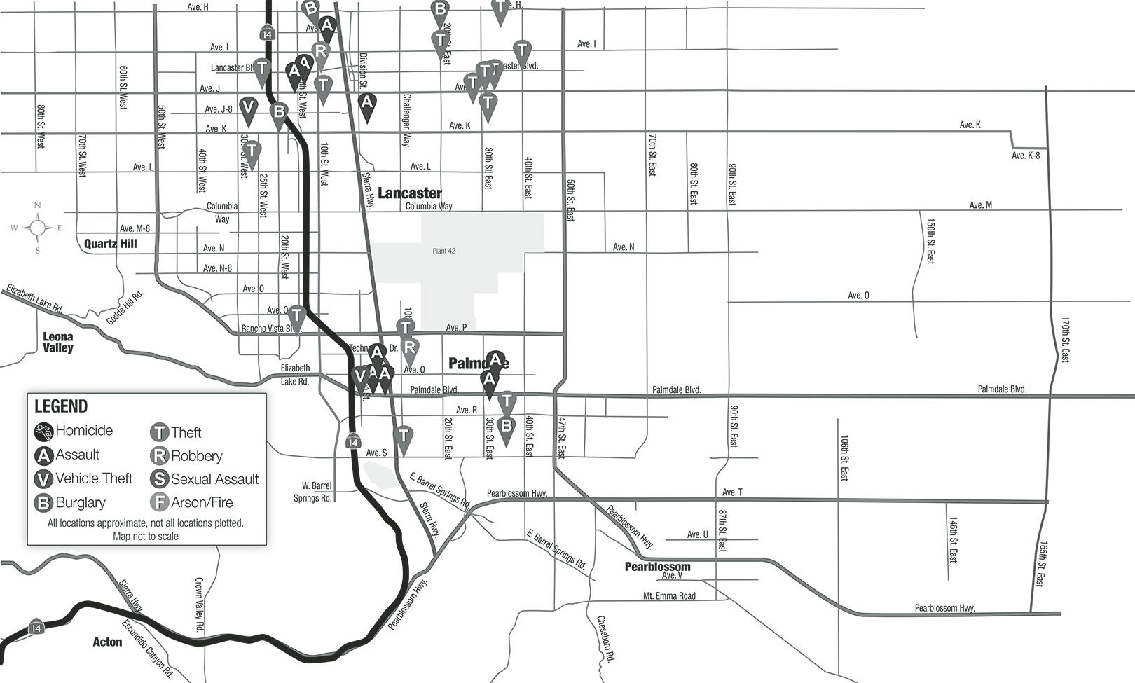 Antelope Valley crime blotter, December 31, 2019
